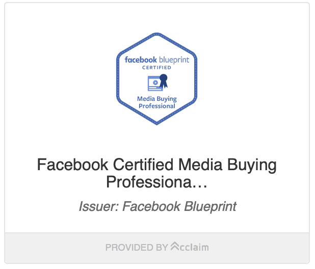 Meta / Facebook Certified Partner