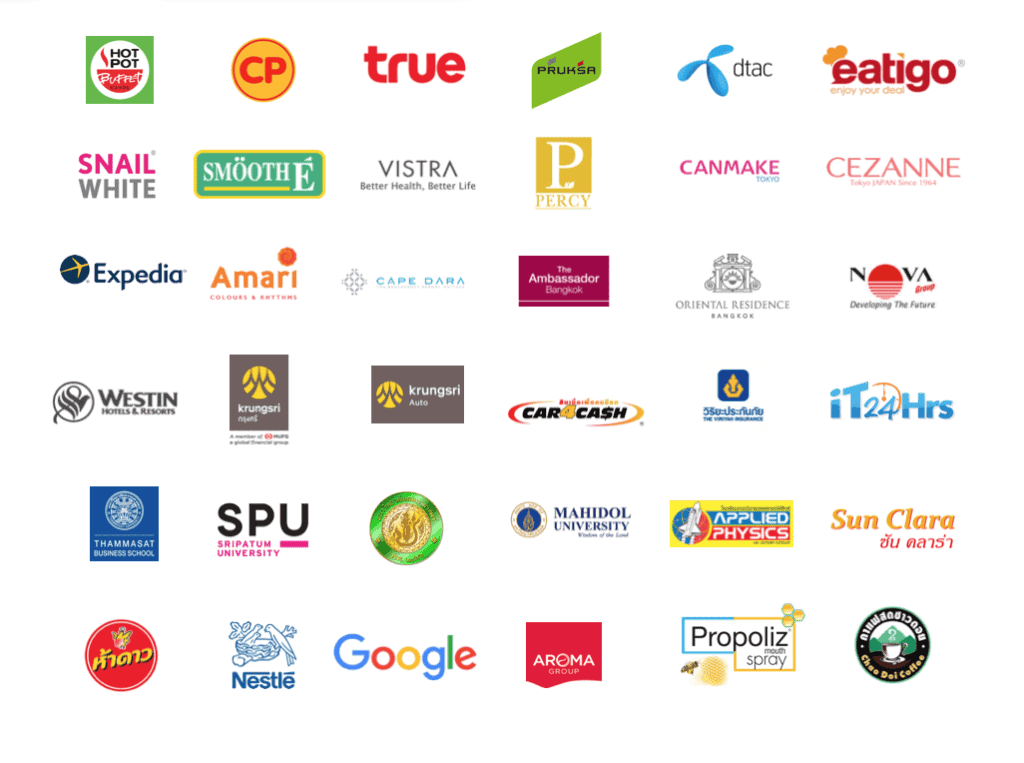 บริษัทที่เคยใช้บริการ Pakorn.in.th ชุดที่ 1